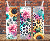 Floral Leopard - Lunch Tote - Sublimation Transfer