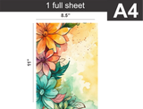 Floral Teacup - Notebook & Journal Covers - Sublimation Transfers