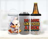 Do I Look Like I Give A Duck - 12 oz Can Holders & Slap Wrap - Sublimation Transfers