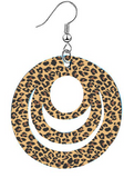 Leopard & Cow Print - Full Pattern - Round Template Transfer