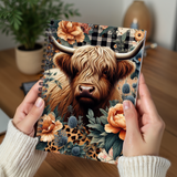 Floral Country Cow - Notebook & Journal Covers - Sublimation Transfers