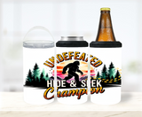 Undefeated Hide & Seek Champion - 12 oz Can Holders & Slap Wrap - Sublimation Transfers