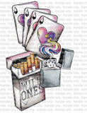 Wild Card - Waterslide, Sublimation Transfers