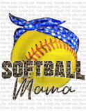 Softball Mama - Waterslide, Sublimation Transfers