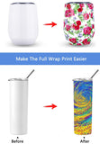 5 pack - 10" x 5"  Sublimation Shrink Wrap Film