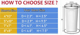5 pack - 10" x 5"  Sublimation Shrink Wrap Film